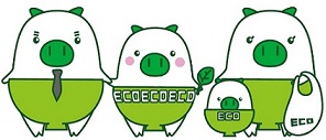 エコトンファミリーのイラストです