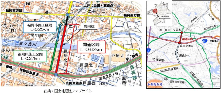 粕屋久山線（位置図）