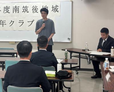 新クラブ員の挨拶