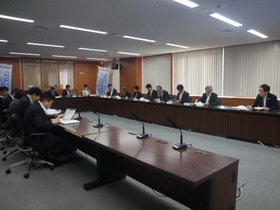渇水対策本部会議の様子