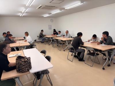 各ブースに分かれた個別相談